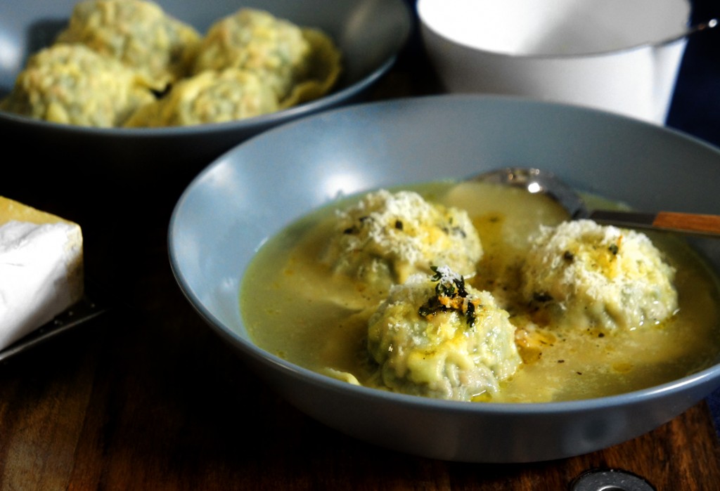 ravioli chicken soup